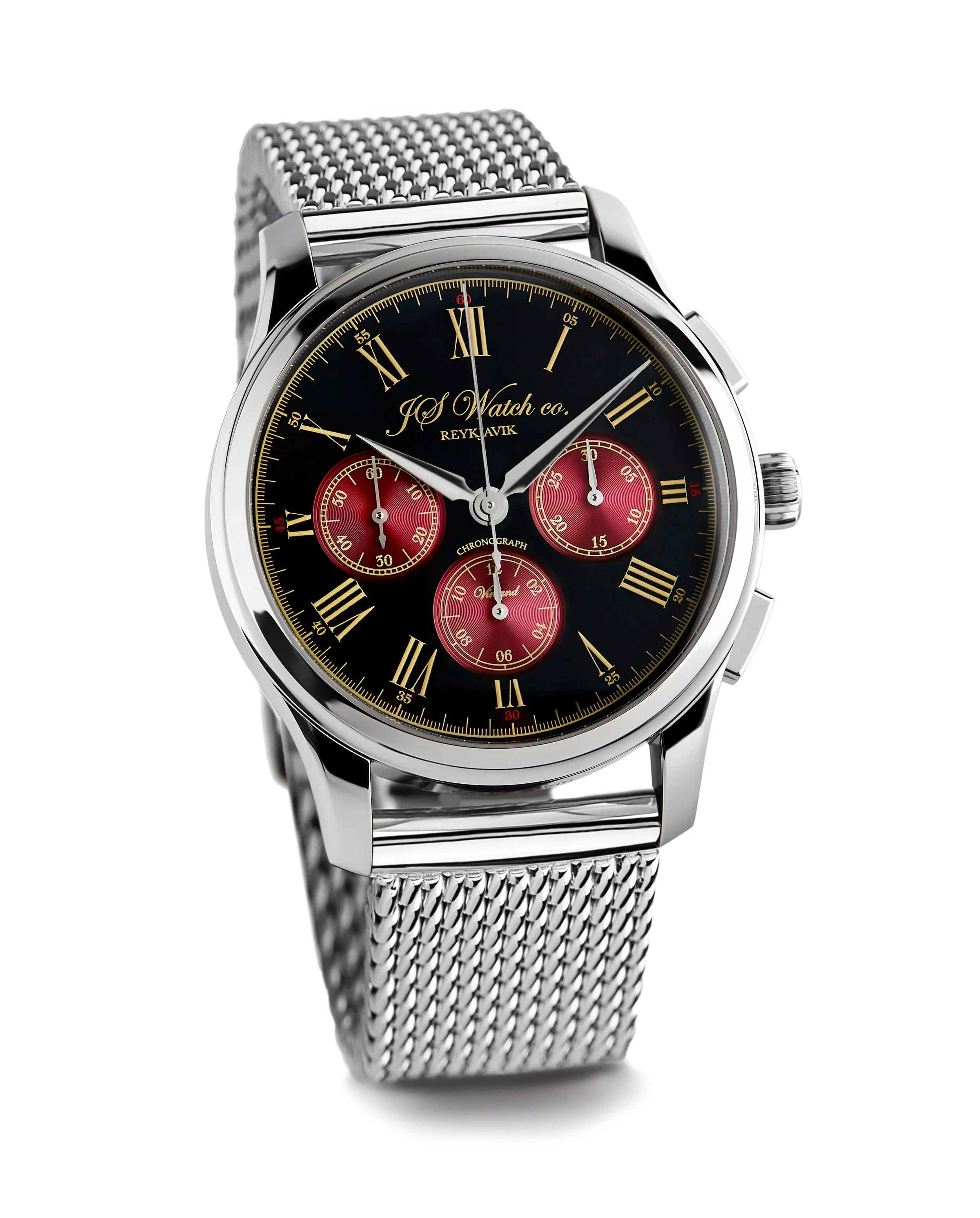 JS Watch Company Reykjavik — Vínland Chronograph Classic - Black
